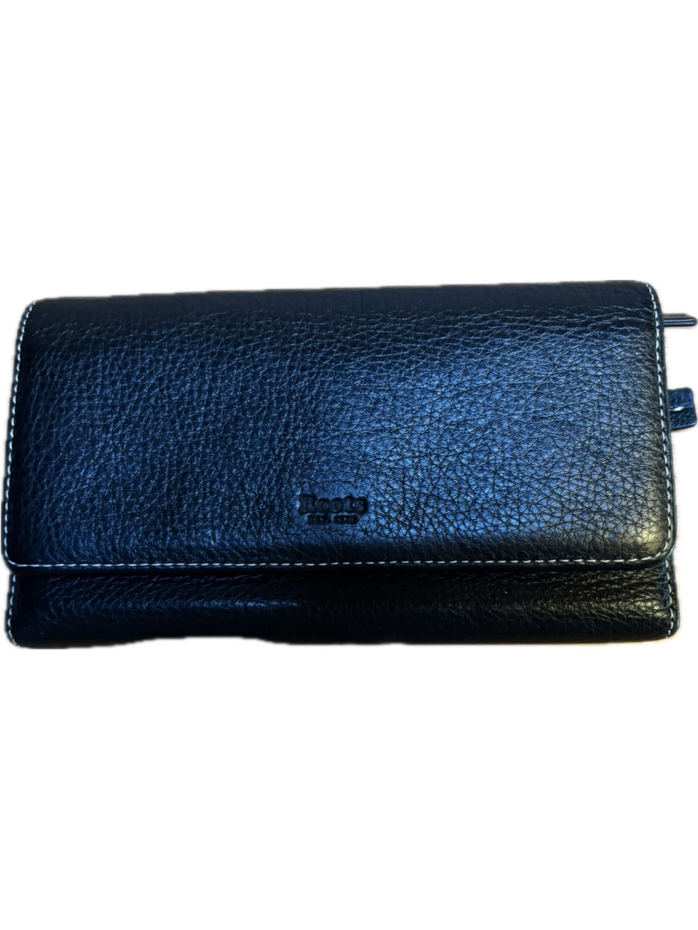 Roots Black Leather Wallet